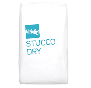 <span>STUCCO DRY</span> RASANTE A BASE DI CEMENTO E CALCE